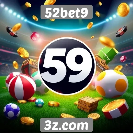 Variedade de jogos disponíveis no 52bet9